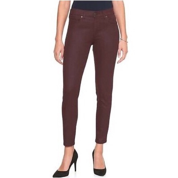 banana republic coated jeans